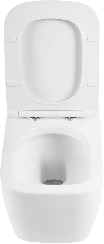Унитаз подвесной BelBagno Veneto BB132CHR безободковый, с крышкой BB132SC с микролифтом