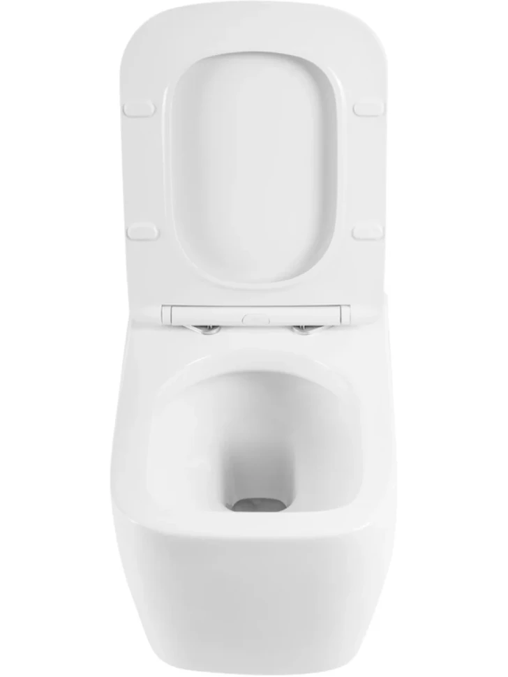 Унитаз подвесной BelBagno Veneto BB132CHR безободковый, с крышкой BB132SC с микролифтом
