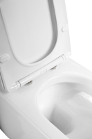 Унитаз подвесной BelBagno Veneto BB132CHR безободковый, с крышкой BB132SC с микролифтом