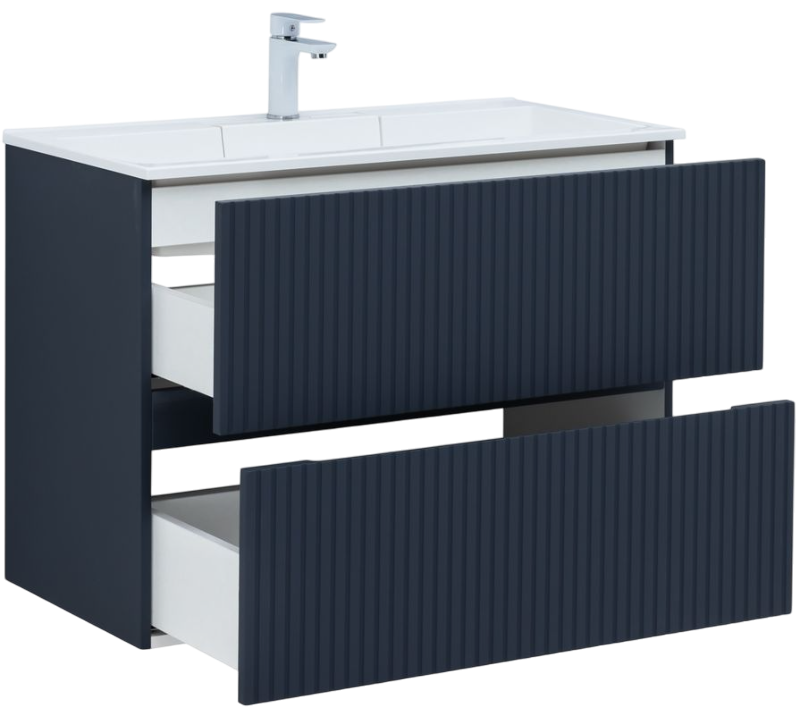 Мебель для ванной комнаты Aquanet Джейн 90 подвесная, маренго