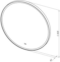 Мебель для ванной комнаты Aquanet Джейн 90 подвесная, маренго