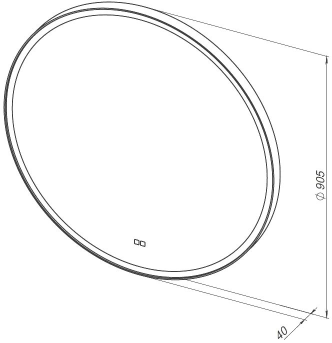 Мебель для ванной комнаты Aquanet Джейн 90 подвесная, маренго