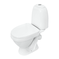 Унитаз-компакт напольный Sanita Виктория стандарт глянцевый белый