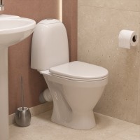 Унитаз-компакт напольный Sanita Виктория стандарт глянцевый белый