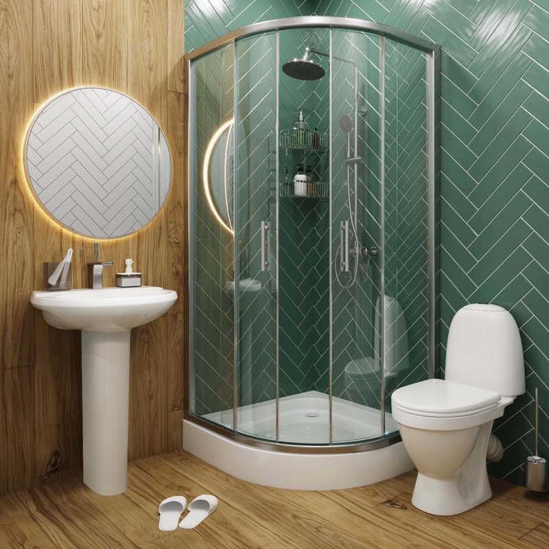 Унитаз-компакт напольный Sanita Виктория стандарт глянцевый белый