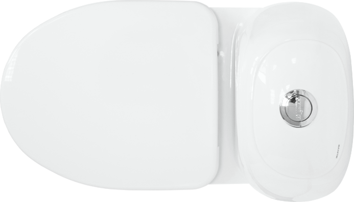 Унитаз-компакт напольный Sanita Виктория стандарт глянцевый белый