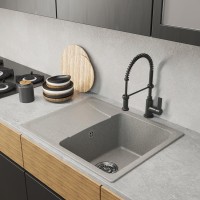 Мойка кухонная Mixline ML-GM26 серая