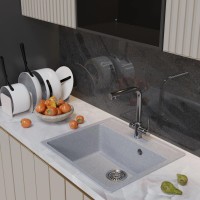 Мойка кухонная Mixline ML-GM15 серая