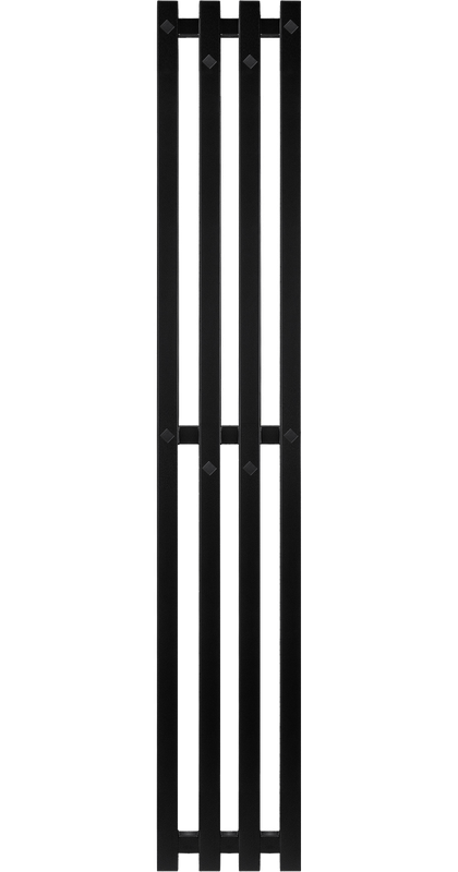 Полотенцесушитель водяной Secado Сандриго 4К 1500/210 150x25 см, матовый черный, I-образный