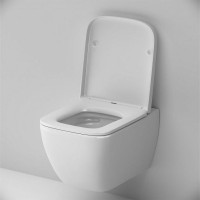 Комплект AM.PM Gem IS70231.901701 FlashClean с сиденьем микролифт, кнопка смыва хром матовая