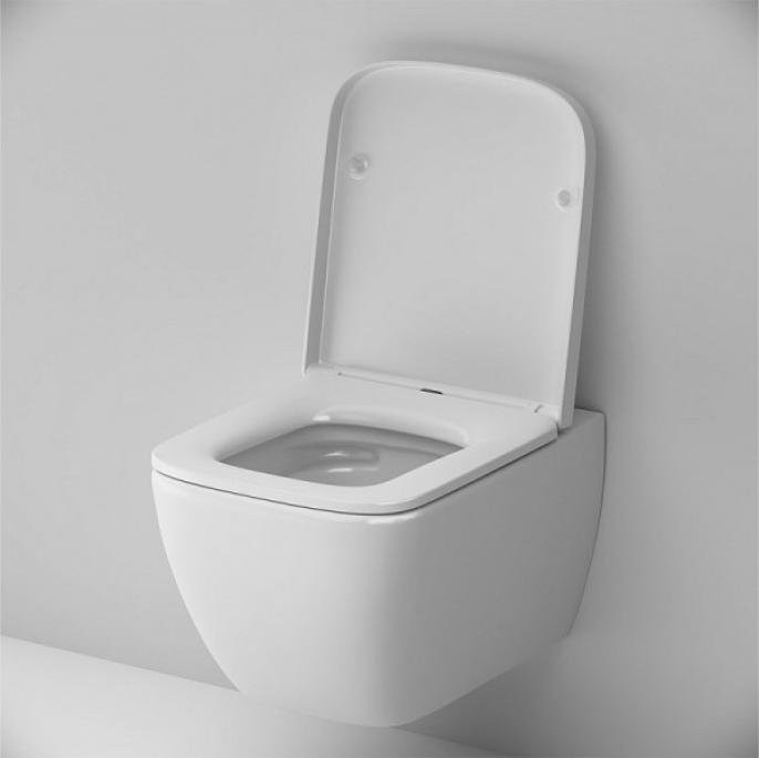 Комплект AM.PM Gem IS70231.901701 FlashClean с сиденьем микролифт, кнопка смыва хром матовая