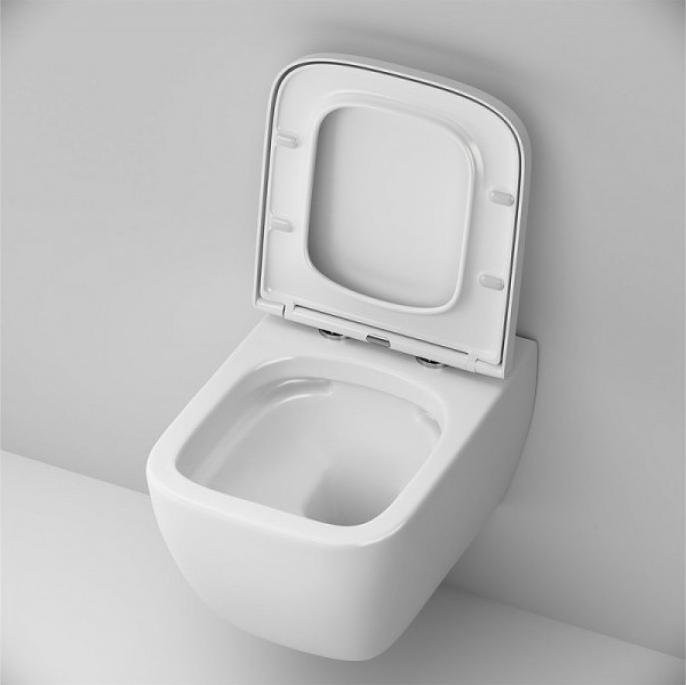 Комплект AM.PM Gem IS70231.901701 FlashClean с сиденьем микролифт, кнопка смыва хром матовая