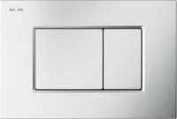 Комплект AM.PM Gem IS70231.901701 FlashClean с сиденьем микролифт, кнопка смыва хром матовая