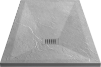 Поддон для душа Vincea VST-4SR9011G 110x90 серый, с сифоном