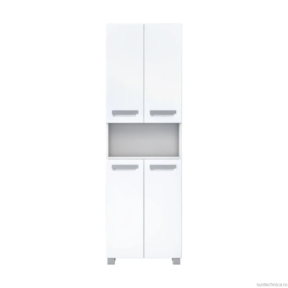 Шкаф Vigo Plaza 600 с бельевой корзиной, белый