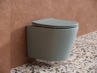 Унитаз подвесной Ceramicanova Balearica Rimless CN6000MH антрацит матовый