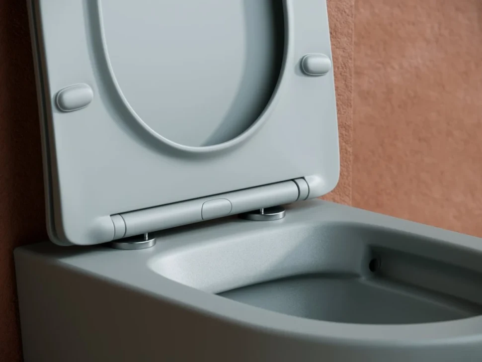 Унитаз подвесной Ceramicanova Balearica Rimless CN6000MH антрацит матовый