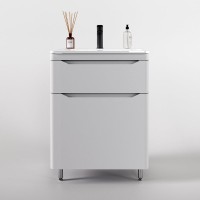 Мебель для ванной комнаты Style Line Марелла 60 напольная, белая матовая