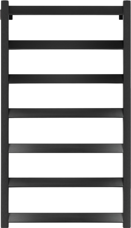 Полотенцесушитель водяной Secado Комано Grado 100х50 100x55 см, черный матовый, лесенка