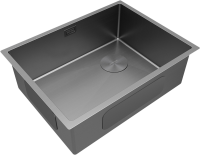 Мойка кухонная Paulmark Next-Skew PM885844-MG серый матовый