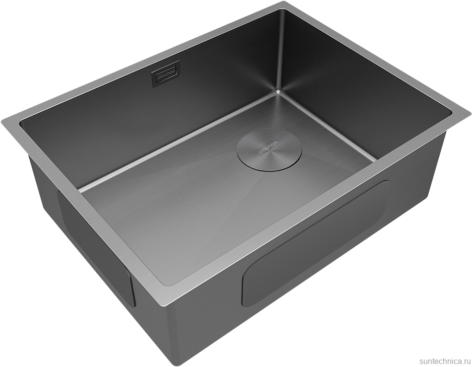 Мойка кухонная Paulmark Next-Skew PM885844-MG серый матовый