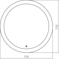 Зеркало круглое Grossman Cosmo 77 с подсветкой