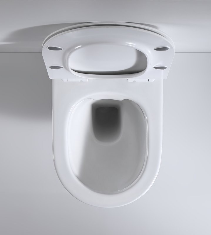 Унитаз подвесной beWash Lusso BKWHR004550 безободковый, с микролифтом, белый глянец