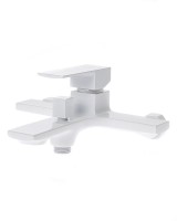 Смеситель для ванны с душем Orange Lutz M04-100W белый Смеситель для ванны с душем Orange Lutz M04-100W белый