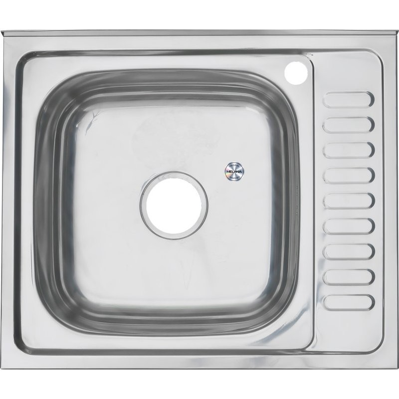 Мойка кухонная Melana 6050 L 0,8/180 серебристая