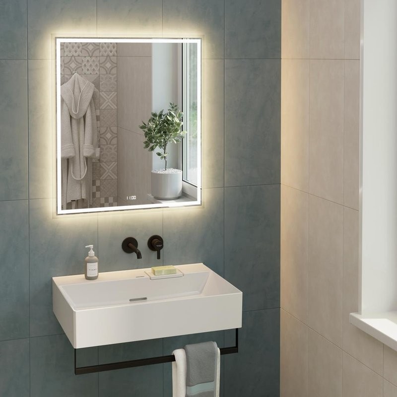 Зеркало KERAMA MARAZZI Tecno 70 белое, с подсветкой