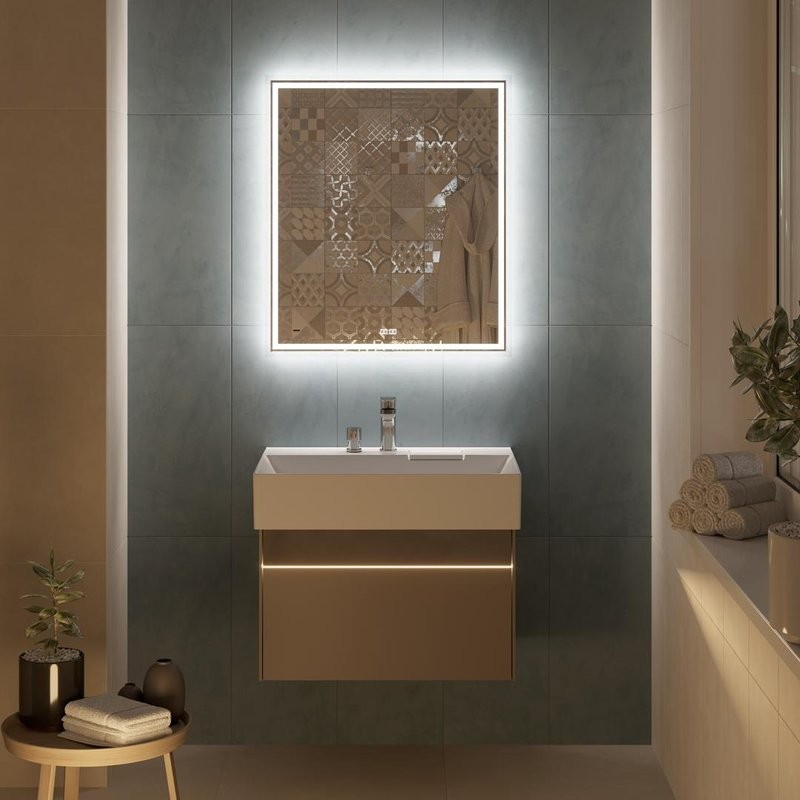 Зеркало KERAMA MARAZZI Tecno 70 белое, с подсветкой