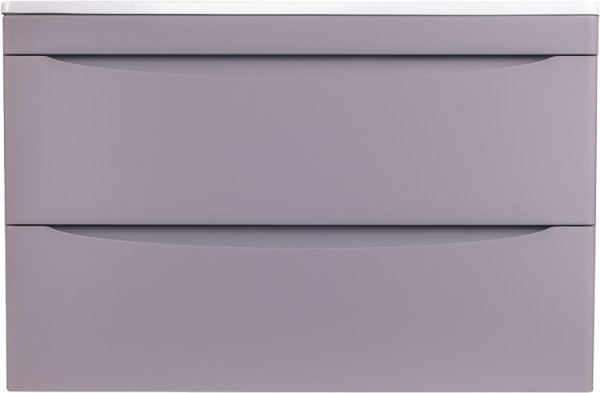 Тумба под раковину Style Line Бергамо Мини 90 Люкс Plus подвесная, антискрейтч серая