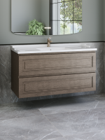 Тумба с раковиной Caprigo Wales 120 шоколадный орех