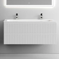 Тумба с раковиной Sancos Snob T 120 см, bianco, раковина CN7016