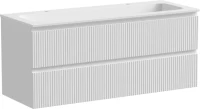 Тумба с раковиной Sancos Snob T 120 см, bianco, раковина CN7016