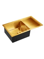 Мойка кухонная Emar PVD EMB-124 PVD Nano Golden Мойка кухонная Emar PVD EMB-124 PVD Nano Golden