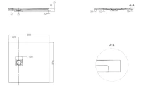Поддон для душа Salini Oasi 80x80 см, S-Stone, матовый Поддон для душа Salini Oasi 80x80 см, S-Stone, матовый