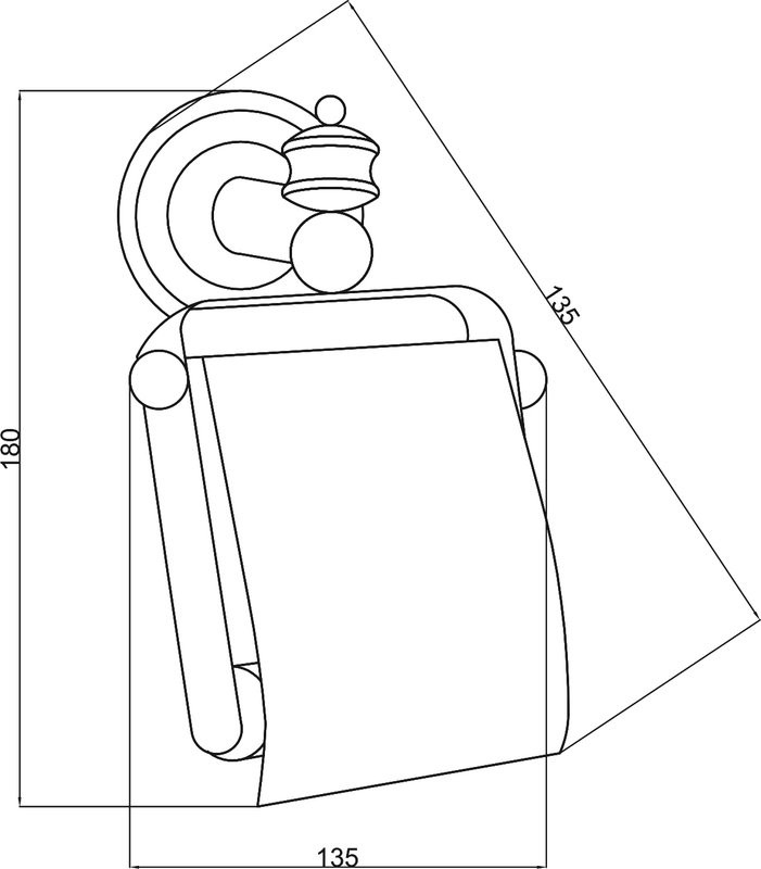 Держатель туалетной бумаги Boheme Palazzo 10181