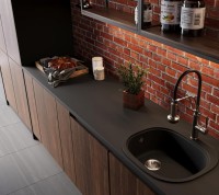 Мойка кухонная Emar Quartz EMQ-1570.C Морион