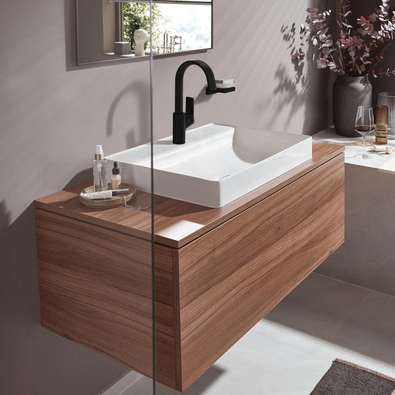 Смеситель для раковины Hansgrohe Vivenis Vivenis 75032670 матовый черный