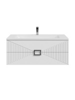 Тумба под раковину без столешницы Grossman Луксор 100 матовая белая
