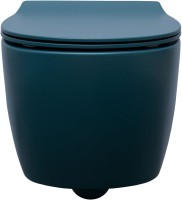 Унитаз подвесной Allen Brau Fantasy 4.11004.PT безободковый, с микролифтом, петроль