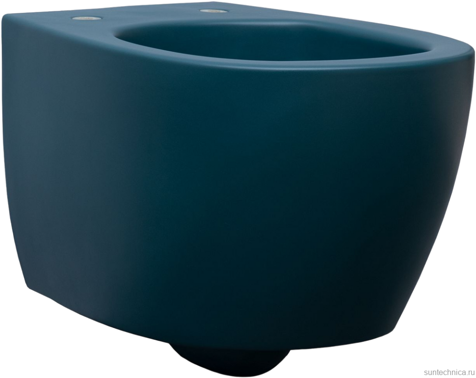 Унитаз подвесной Allen Brau Fantasy 4.11004.PT безободковый, с микролифтом, петроль