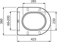Унитаз подвесной Allen Brau Fantasy 4.11004.PT безободковый, с микролифтом, петроль