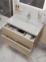 Мебель для ванной комнаты Grossman Луксор 70 матовая бежевая