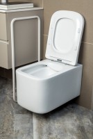 Унитаз подвесной Boheme Mane 970-SET-MW с крышкой-сиденьем с микролифтом