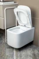 Унитаз подвесной Boheme Mane 970-SET-MW с крышкой-сиденьем с микролифтом