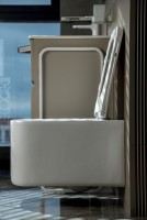 Унитаз подвесной Boheme Mane 970-SET-MW с крышкой-сиденьем с микролифтом