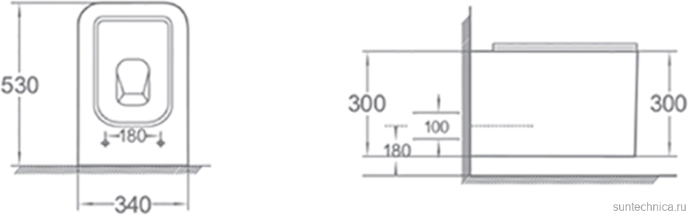 Унитаз подвесной Boheme Mane 970-SET-MW с крышкой-сиденьем с микролифтом