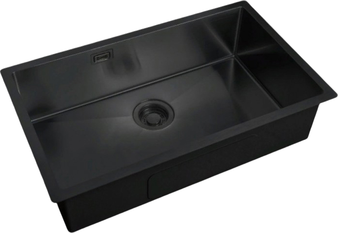 Комплект Мойка Zorg Light + Смеситель Sanitary SZR-3216 Grafit графит + Измельчитель Bort Titan Max Power